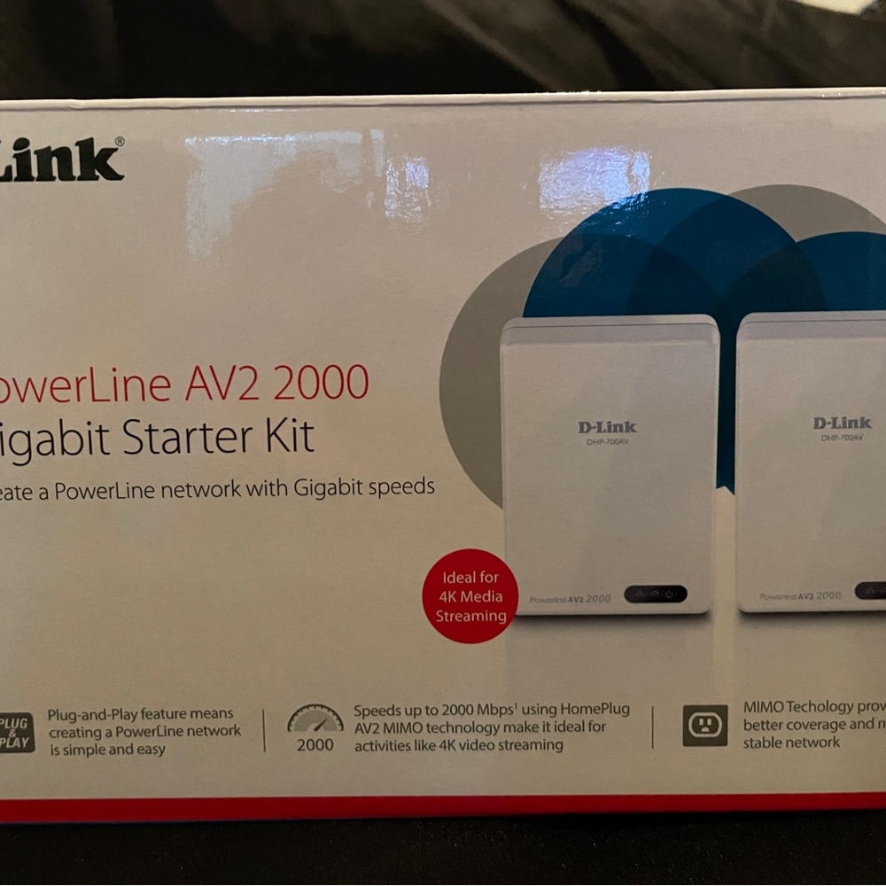 D-Link powerline AV2 2000 Gigabit starter kit
